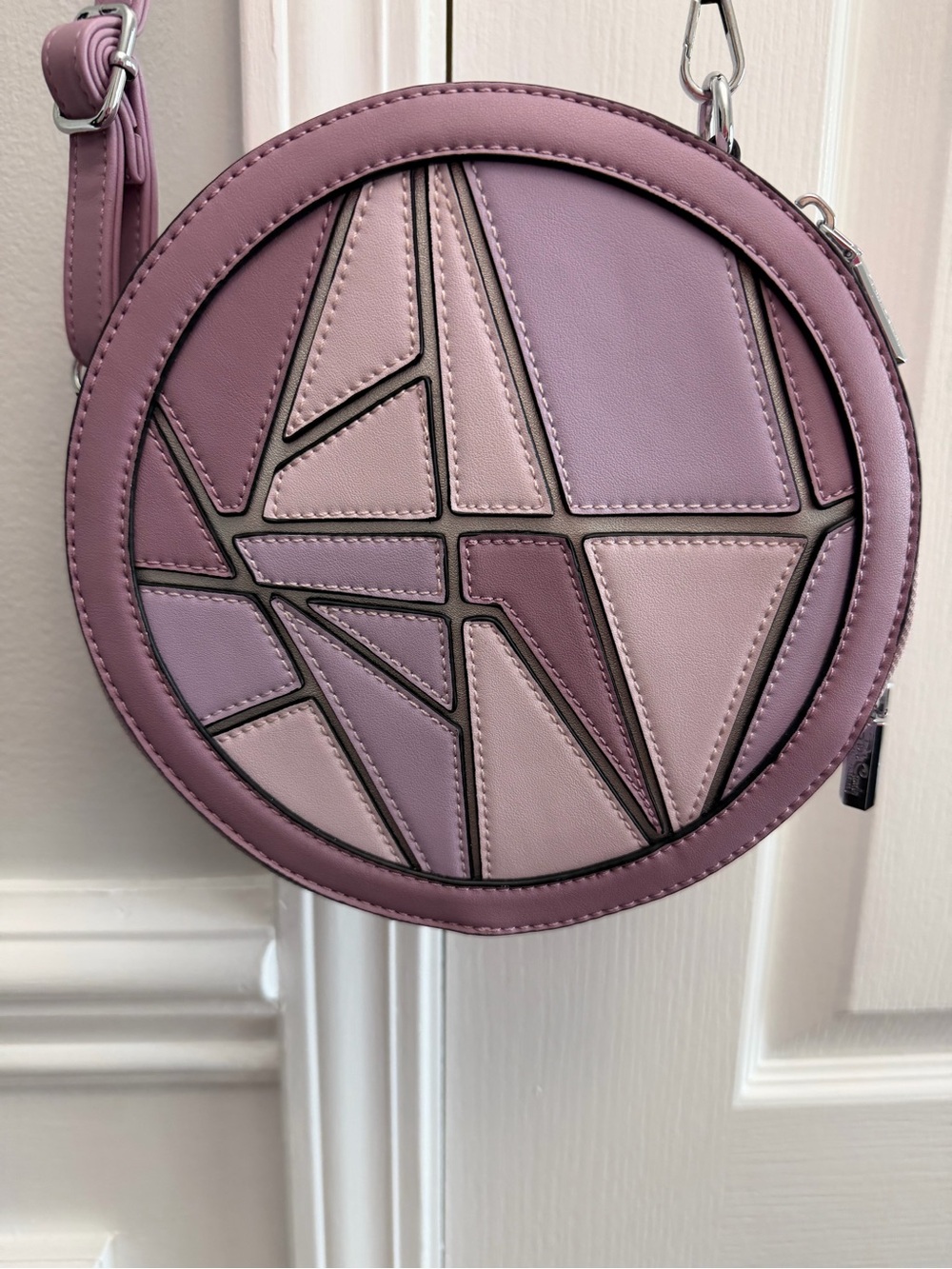 Park Candy Purple Wall round bag